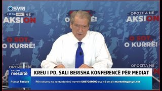 Kryetari i Partisë Demokratike Sali Berisha konferencë për mediat 17102024 [upl. by Acquah50]