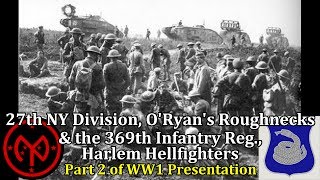 369th Infantry Regiment amp 27th NY Division During WW1  Part 2 [upl. by Aland414]