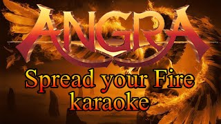 Angra  Spread your Fire Karaoke  karaoke [upl. by Raasch858]