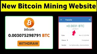 Earn Free 500 BTC Automatically  Free Bitcoin Mining Site 2024  without investment [upl. by Procto51]