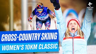 CrossCountry Skiing  Womens 10km Classic  Full Replay  Beijing2022 [upl. by Ynattib341]