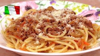 spagete bolonjeze sa mlevenim mesom i bolonjeze sos  ORIGINAL ITALIJANSKI recept [upl. by Neeuq17]