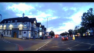 UK driving  StratforduponAvon Shakespeares birthplace to Solihull [upl. by Deaner477]