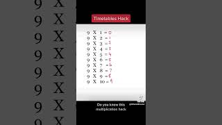 Timetables Hack maths gcsemaths [upl. by Asillim561]