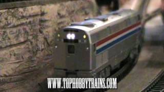 Kato N Scale P42 Diesel Custom Lights [upl. by Stine]