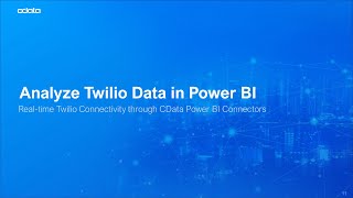 How to Connect to Twilio in Power BI [upl. by Pachton651]