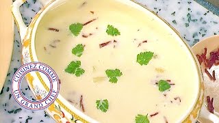 Recette crème dasperges par F Mischler [upl. by Annovahs]