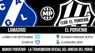 Lamadrid vs El Porvenir  FECHA 10  EN VIVO [upl. by Ziana780]