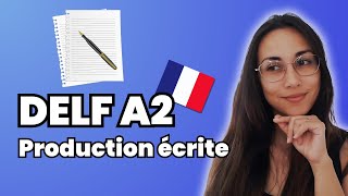 Practice DELF A2 Production Écrite  Learn To French [upl. by Roanne]