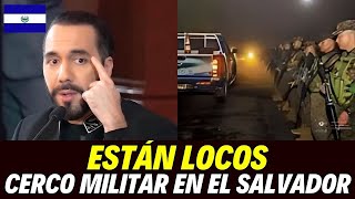 En El Salvador no se andan con vueltas Bukele despliega a los militares para capturar pandilleros [upl. by Sylas946]