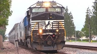 VERY RARE AMTRAK w NORFOLK SOUTHERN ES40DC LEADING  OTHERS [upl. by Gwendolyn]