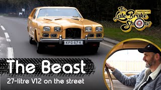 Driving The Beast 27litre V12 Spitfire engined car on the street [upl. by Atahs588]