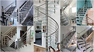 steel railing designs  steel balcony railing design for front  railing design for stair steel [upl. by Anailuig]