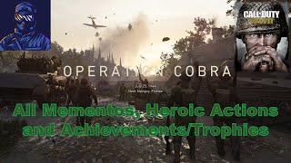 CoD WWII All Mementos Heroic Actions and Achievements Guide Mission 2 Operation Cobra [upl. by Radie]