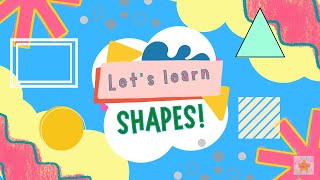 Learn Shapes I Preschool and toddler songs and learning shape names  Read and learn with me [upl. by Faina]