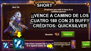 Short ¡¡Gana a Camino de los Cuatro 180 CON 25 BUFF CRÉDITOS QUICKSILVER Hero Wars Dominion Era [upl. by Ellicott]