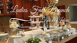 Ladies Fall Brunch  Buffet Style [upl. by Aianat]