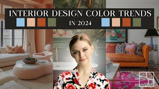 The Hottest Color Trends for 2024  Interior Design [upl. by Etsirhc246]