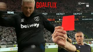 Moyes Red Card [upl. by Anelhtak]