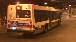 RTL Longueuil 2008 Novabus lfs 20833 ride on Route 55 to Terminus CentreVille 1st Ever Ride [upl. by Yram353]