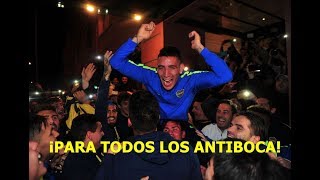 Boca Campeon 2017  Centurion descontrolado en el balcon [upl. by Wendelina]