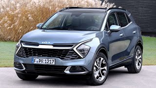 AllNew 2022 KIA Sportage HYBRID  Yuka Steel Grey  Full Reveal Driving Exterior amp Interior [upl. by Hanni]