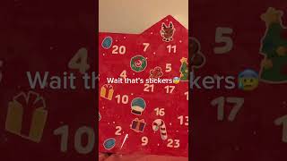 Opening my Christmas calendar out of the package [upl. by Einnod]