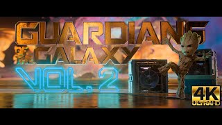 Guardians of the Galaxy Vol 2 4KSONG Mr Blue Sky ARTISTELOIntro amp creditsout of the wayGroot [upl. by Lebbie]