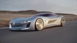 Tesla Killer The Renault Trezor Electric SUPERCAR [upl. by Ytima]