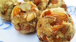 Dry Fruits Laddu Recipe  सर्दियों के लिए पौष्टिक ड्राई फ्रूट्स के लड्डू  Winters Special Ladoo [upl. by Ettenrahs]