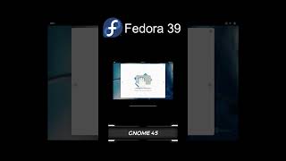 Fedora 39 with GNOME 45 fedora [upl. by Alyal]