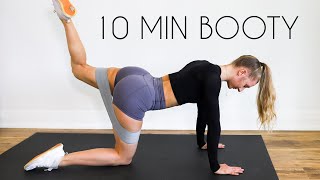 10 min RESISTANCE BAND BOOTY At Home Workout [upl. by Tennek]