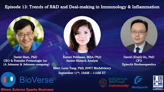 BioVerse Episode 13  The Current Trends of RampD and Dealmaking in Immunology amp Inflammation [upl. by Ardnuek]