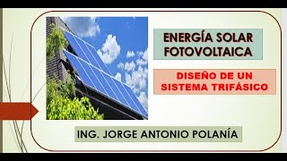 Cálculo de un instalación fotovoltaica trifásica [upl. by Other]