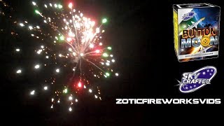 Button Moon 12 Shot  Brothers Pyrotechnics Sky Crafter Range Recorded by ZoticFireworksVIDS [upl. by Oicnerual]