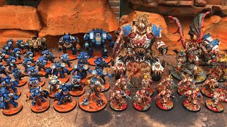 Ultra Marines vs World Eaters Kreuzzug 2020  178 Warhammer 40k Battle Report Deutsch [upl. by Eelloh]