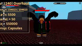 Overhaul Boss Glitched Arm  Boku No Roblox Winter Event 2024 [upl. by Heman654]