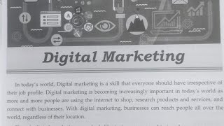 Digital Marketing Bcom 1st Semester Chapter 1  Introduction to Digital Marketing [upl. by Verdha397]