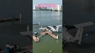 Keralas first Seaplane Landing at Kochi Bolgattykochikeralatourismseaplanetrendingree [upl. by Paxton612]