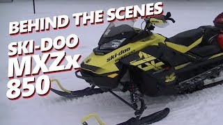 BEHIND THE SCENES 2018 SkiDoo MXZ X 850 Spring Order Specifications REVIEW [upl. by Hieronymus]