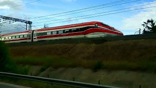 Frecciarossa 1000 Alta Velocità 300 Kmh velocissimo [upl. by Lamahj]