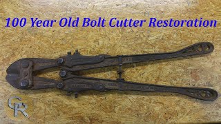 Antique HKP Bolt Cutter Restoration [upl. by Ardnek]