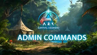 Ark Survival Ascended Admin Commands Guide Nitrado Guides [upl. by Galliett986]