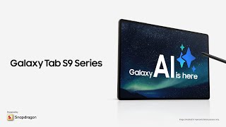 The 1st Galaxy AI tablet  Tab S9 Series  Samsung [upl. by Aissatan]