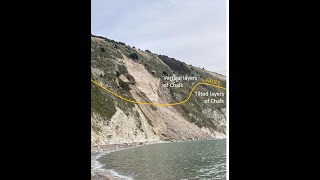 Lulworth Cove Rockfall February 2024 [upl. by Sumerlin]