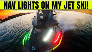 NAV LIGHTS on my SeaDoo Explorer Pro [upl. by Kesia]