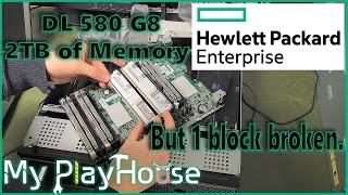 2TB Memory Fixing Memory Error  HPE dl580 G8  490 [upl. by Etaner]