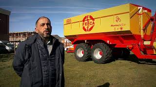 FERCA presenta su gran transbordador en la Feria de las Candelas de Saldaña  Agro en acción [upl. by Suidualc452]