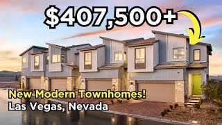 Brand New Modern Townhomes For Sale in Las Vegas at Crestview by TriPointe Homes [upl. by Annamarie921]