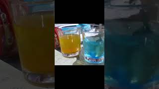 Homogeneous and Heterogeneous Mixtures  Copper sulphate solution amp Turmeric powder  Water [upl. by Eidroj527]